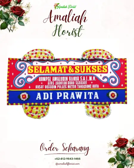 Papan Bunga Ucapan Selamat Cibokor